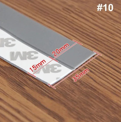 PVC wall corner protection tape roll showing 3.8cm width and porcelain white colour