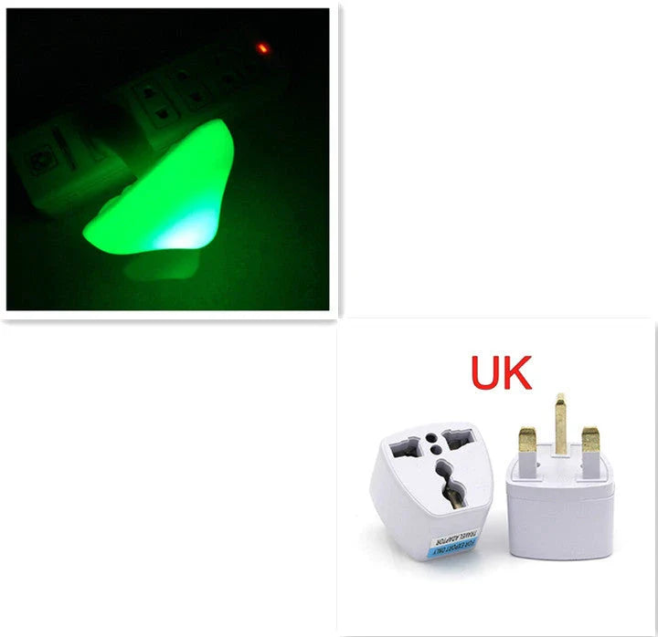 Dimmable mushroom-shaped LED night light with sensor - provides warm white glow for bedroom, nursery, and home decor
