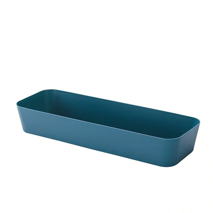Plastic drawer organiser for underwear storage in multiple sizes and colours