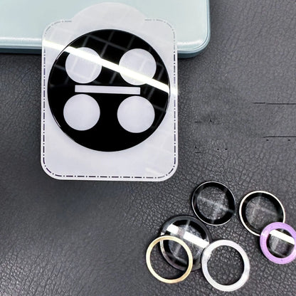 Tempered glass screen protector for OnePlus 12, Find N3, OnePlus 11 with large arc HD lens cutout and black ring.