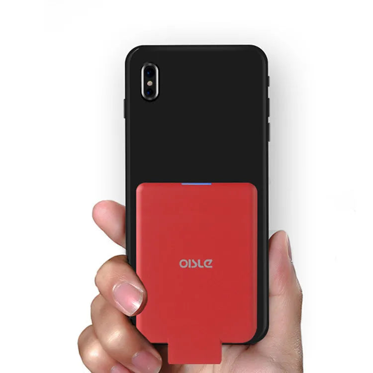 MP282P back clip battery in five colour options showing 90mm x 61mm dimensions
