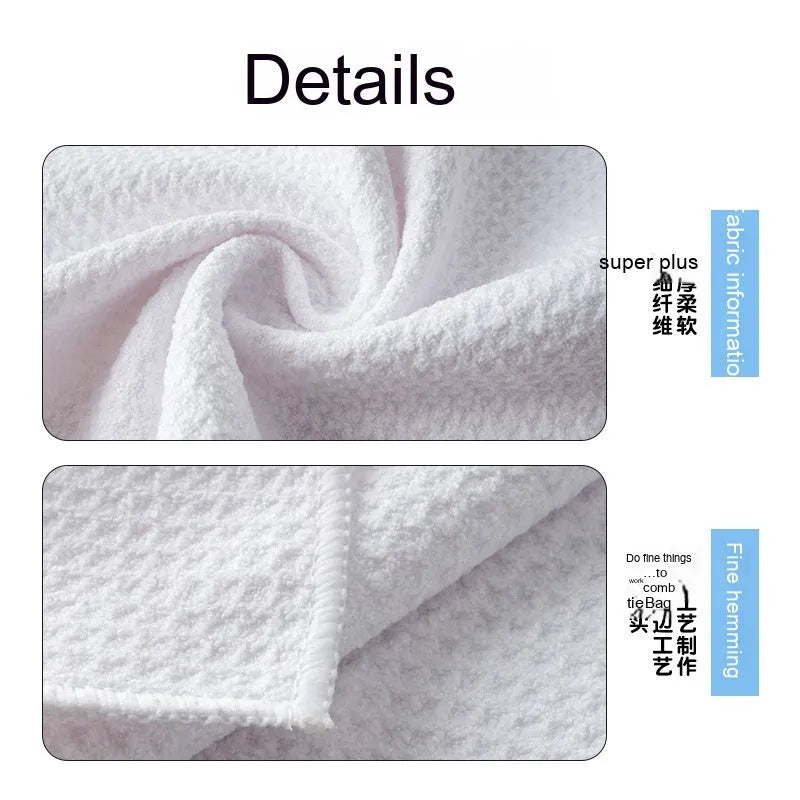Waffle weave golf ball cleaning cloth in choice of colours with textured surface