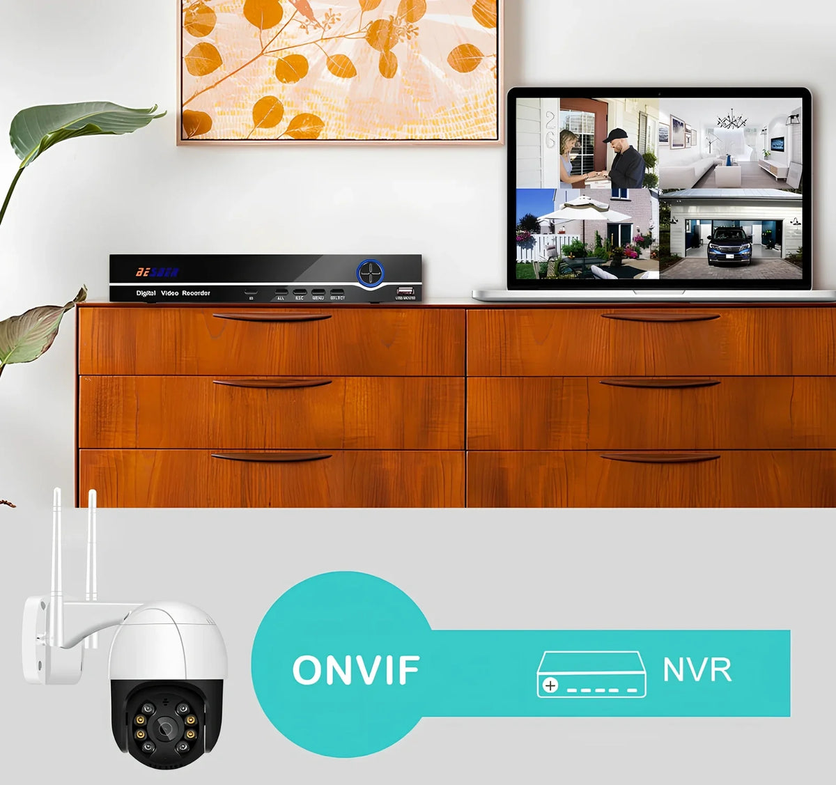 Wireless WiFi Camera with 270-Degree Rotation | Human Detection | Night ...