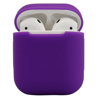 Silicone protective cover for AirPods 2 wireless earbud case in various colours