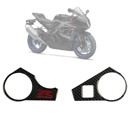 Black adhesive motorcycle sticker for SUZUKI GSXR1000 L1 2009-2016 upper connective plate replacement