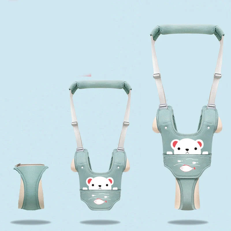 Breathable baby walker harness for toddlers in various colours and designs