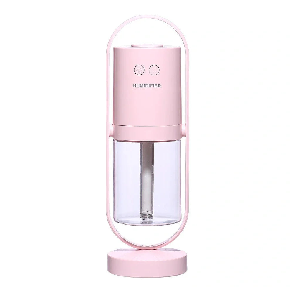200ml portable humidifier with USB cable in pink, dark blue, sky blue or white colours