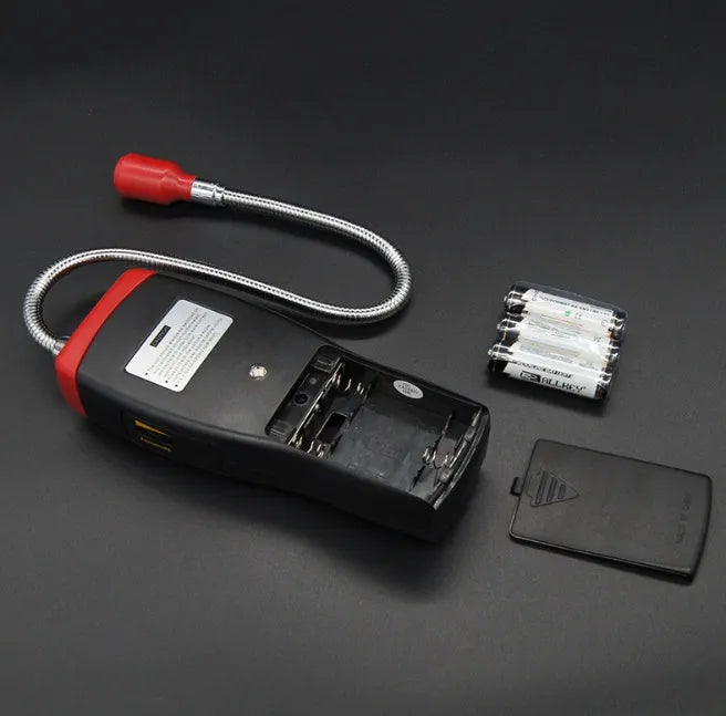 AS8800L portable flammable gas detector with LED alarm lights