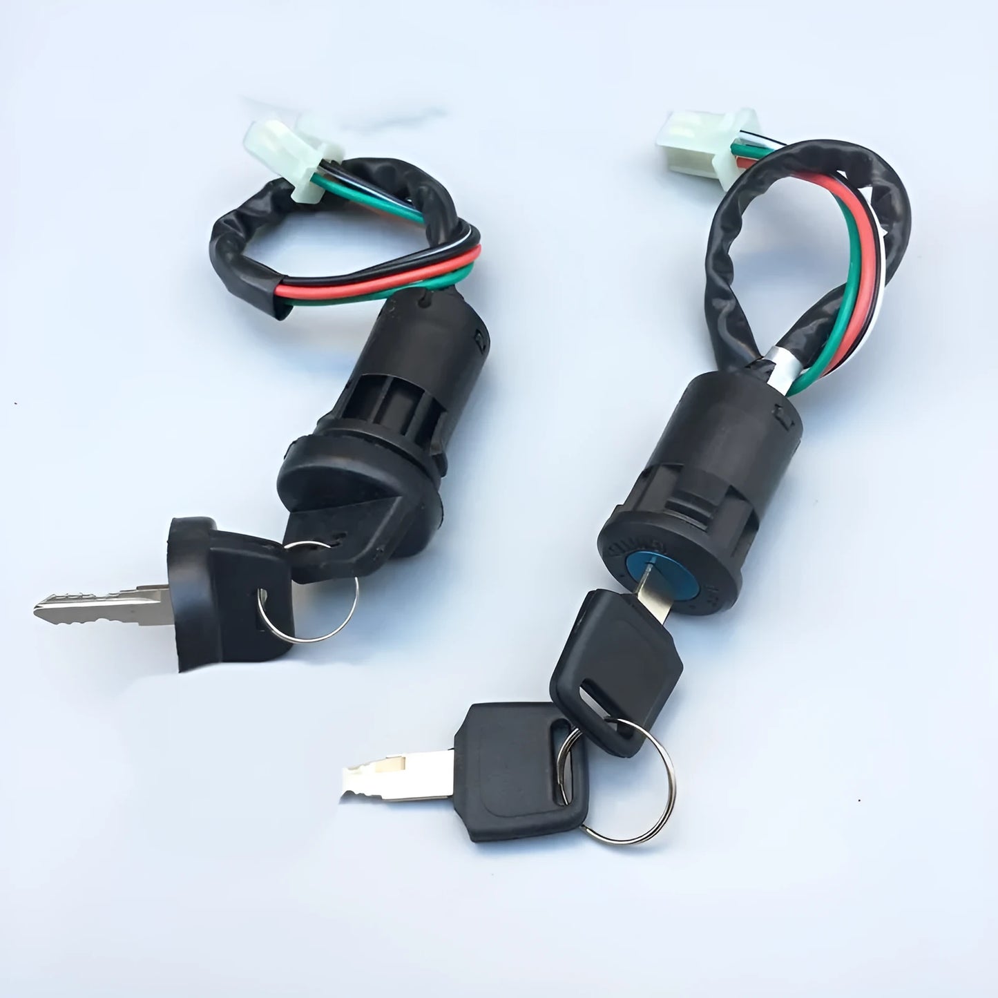 Waterproof plastic electric door lock actuator for car central locking systems.