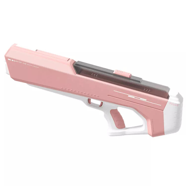Electric Water Gun Toy in blue, pink, or white with 12-metre range for outdoor summer play
