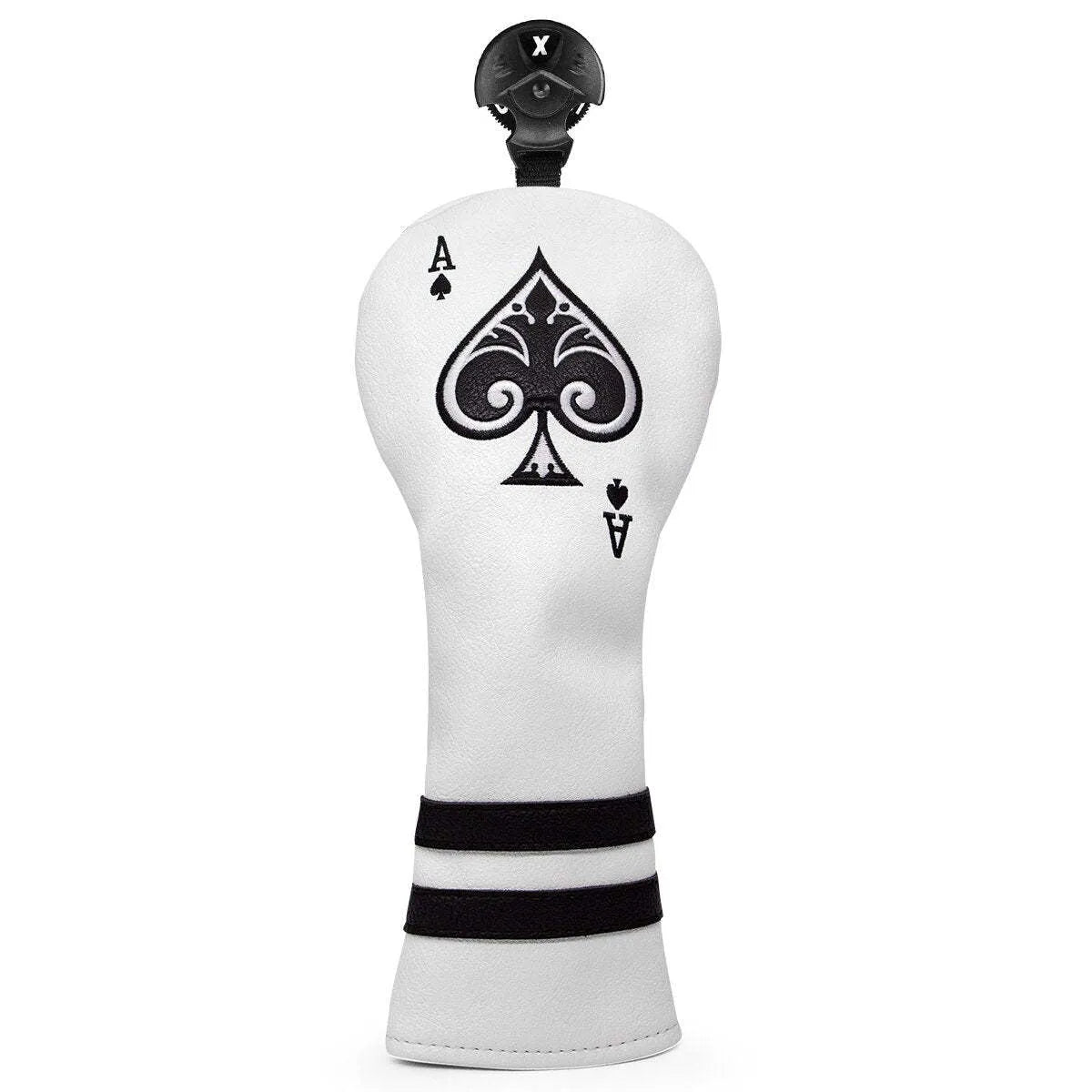 PU golf putter sleeve protection cover accessory shown in available colour options