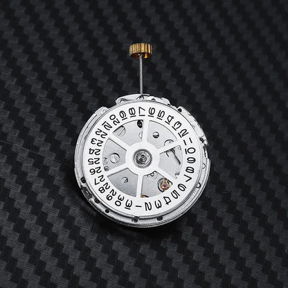 8215 automatic watch movement replacement with silver stainless steel construction