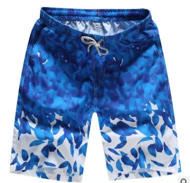 Quick Dry Printing Beach Shorts in various colours, showcasing eco-friendly natural pulp dyeing technology