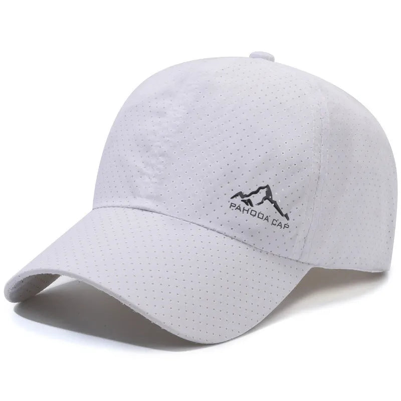 Korean style adjustable baseball cap in dome crown design with polyester fabric