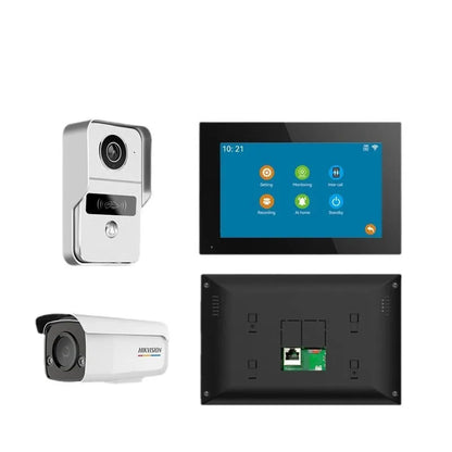 10-inch video intercom doorbell with colour HD camera and wireless network connection