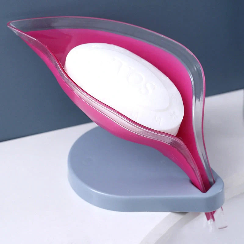 ABS soap holder with suction cup in various colours for sink organisation