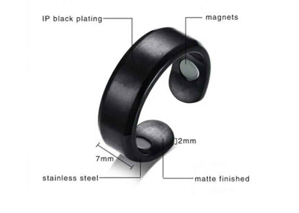 Adjustable Anti-Snoring Acupressure Ring in various colors and styles for sleep apnea and snoring relief