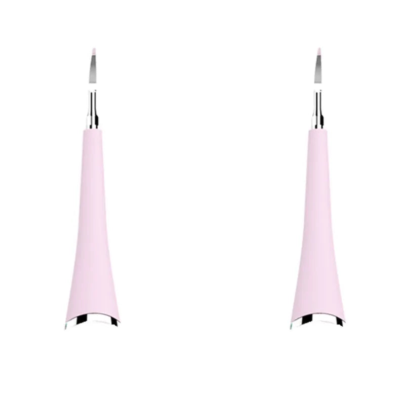 Pink and blue waterproof electric tooth scaler with 190mm handle for dental calculus removal