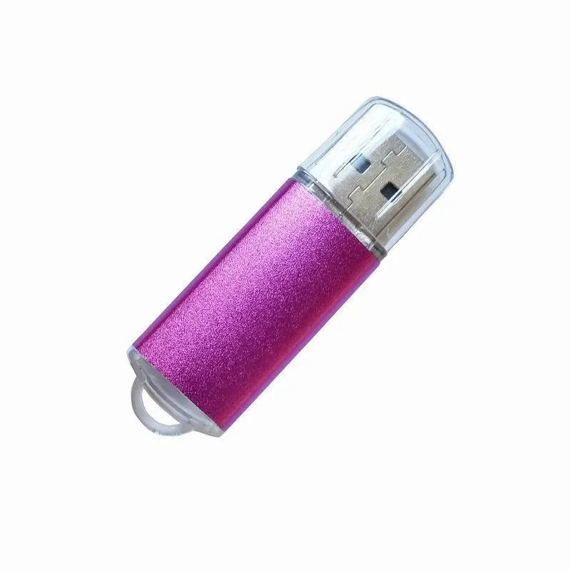 Software encryption USB dongle with metal shell in six colour options showing compact dimensions