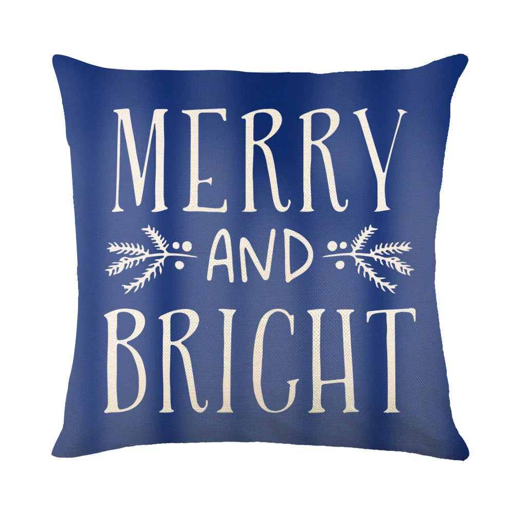 Cozy snowflake throw pillow covers with vibrant holiday designs in multiple color options