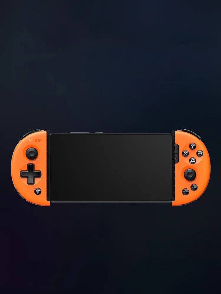 Feizhi Wee 2T game controller with USB cable in blue or orange colours