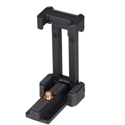 Black desktop smartphone tripod compatible with Apple iPhone and Huawei P30 models