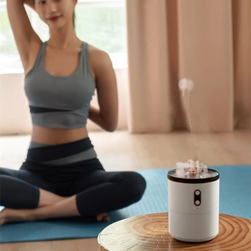 Premium Aroma Diffuser with Jellyfish Night Light - Compact and Portable Aromatherapy Humidifier with Mesmerizing Light Display