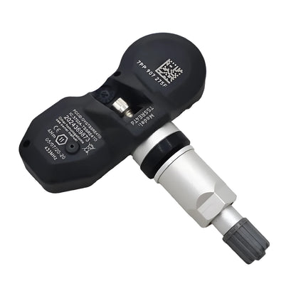 Black Audi car tyre pressure monitor with sensors and display unit