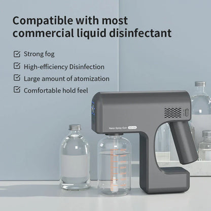 Versatile USB Rechargeable Disinfection Sprayer: Handheld Sanitizer for Home and Body