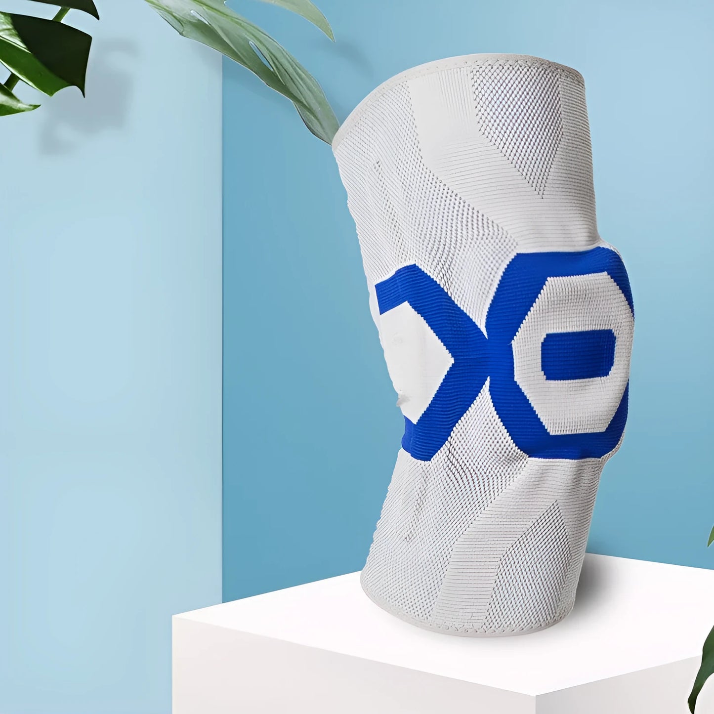 Men's silicone knee pads for running and cycling protection in multiple colour options