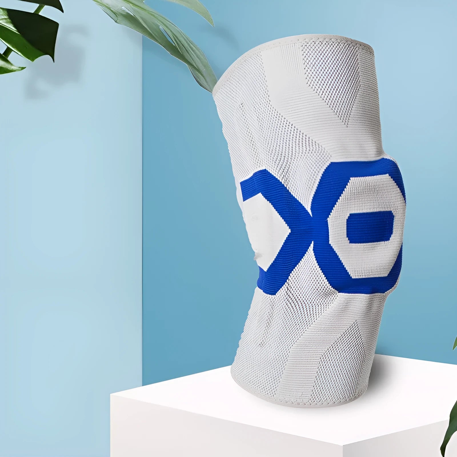 Men's silicone knee pads for running and cycling protection in multiple colour options