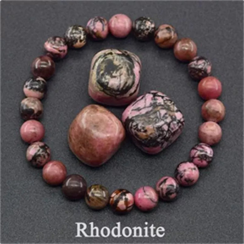 Natural stone tiger eye beaded bracelet for stress relief and yoga