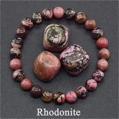 Natural stone tiger eye beaded bracelet for stress relief and yoga