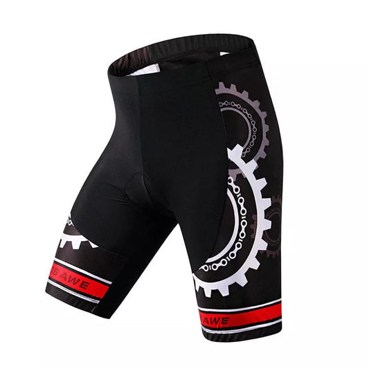 WOSAWE® Gear-Cycling Shorts BC170 in black and red for men and women
