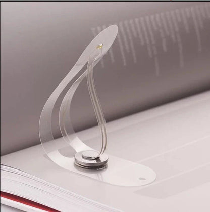 Foldable LED Bookmark Light for Reading - Premium Polycarbonate Construction, Long-Lasting Battery, Warm 4000K Illumination