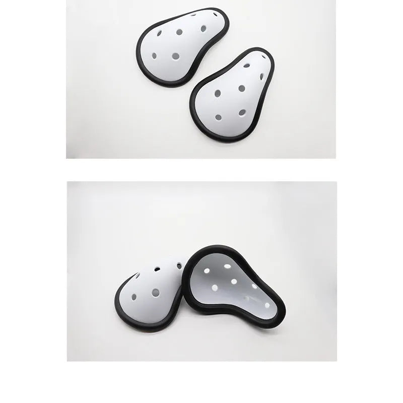 Rubber sports genital protector for adult and children in boxing and hockey.
