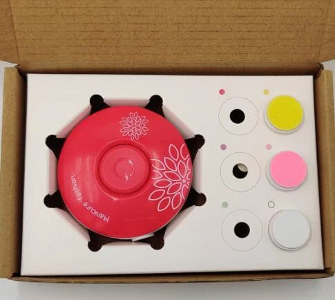 Baby Electric Nail Grinder with silent design and multiple grinding heads