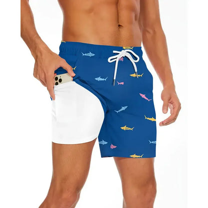 Men's loose fit casual sports pants in multiple colours for summer beach wear