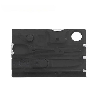 Pocket Credit Card Multi Tool - A compact, 12-in-1 device with essential tools for outdoor adventures and daily tasks