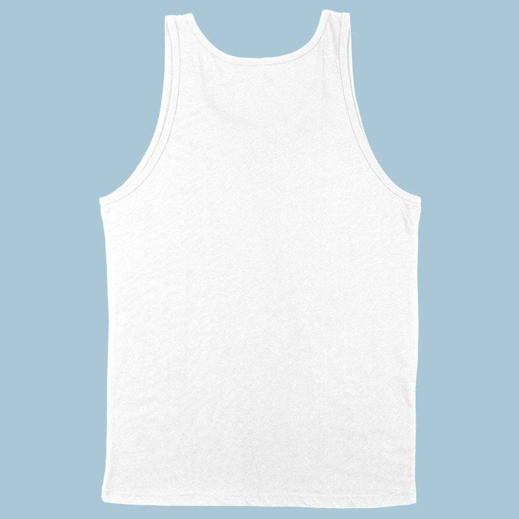 Black Panther Men's Tank Top with Panther Graphic Design in Premium Airlume Cotton