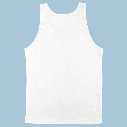 Black Panther Men's Tank Top with Panther Graphic Design in Premium Airlume Cotton