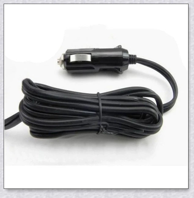 Powerful 12V plug-in car heater and defroster with flexible design and automatic safety features