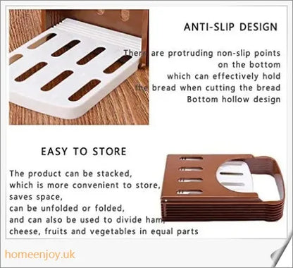 Adjustable Bread Slicer Machine for Homemade, Artisanal, and French Bread Cutting