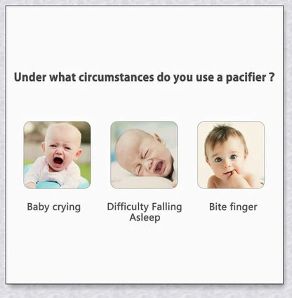 Adorable mustache-themed pacifier for newborns, designed with premium materials for safety and comfort