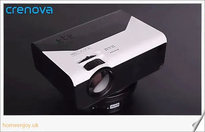 Crenova Mini LED Projector - Compact, Portable, and Bluetooth-Enabled for Versatile Home Entertainment