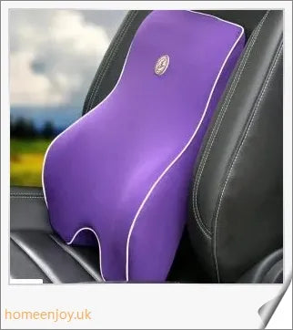 Premium memory foam car seat cushion with ergonomic lumbar support, breathable fabric, and air circulation technology for enhanced comfort and posture