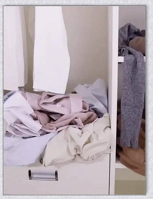 Storage Anti-Wrinkle Folding Clothes Board, a practical wardrobe organiser that keeps clothes neatly stacked and wrinkle-free.