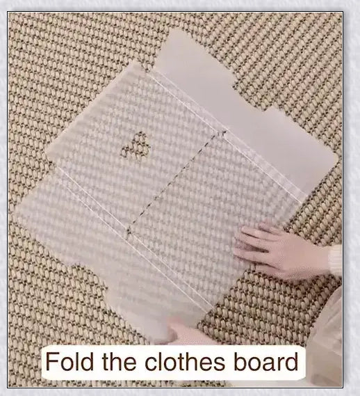 Storage Anti-Wrinkle Folding Clothes Board, a practical wardrobe organiser that keeps clothes neatly stacked and wrinkle-free.
