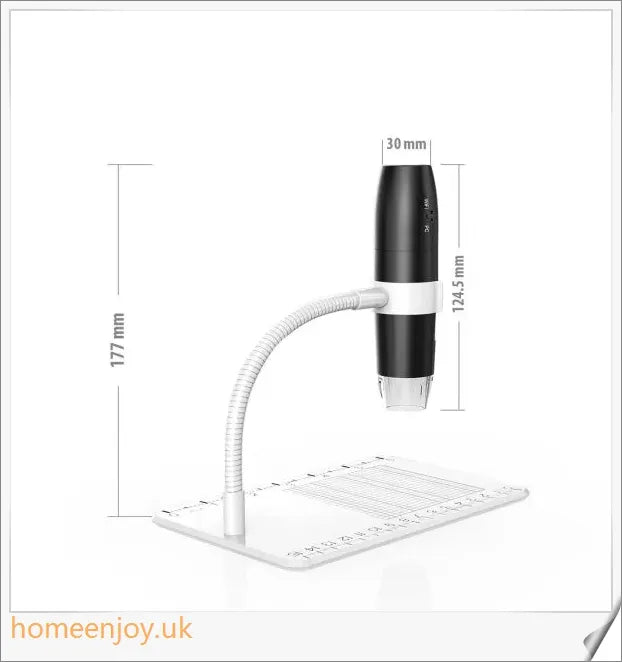 A close-up view of the 3-in-1 USB Digital Microscope, showcasing its advanced features and sleek design.
