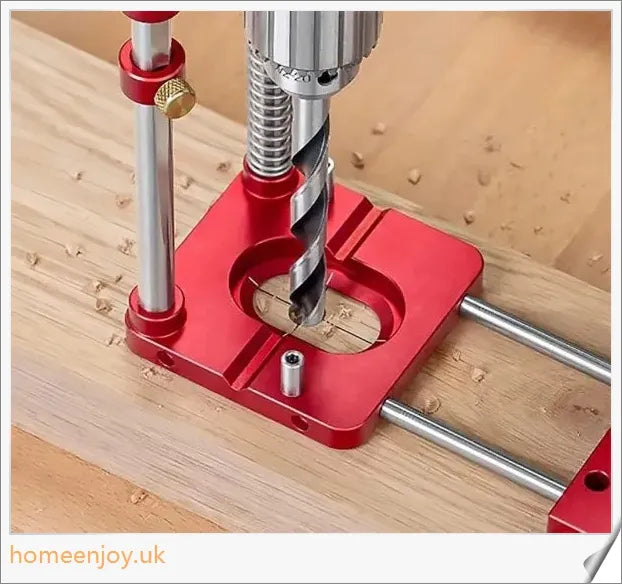 Drill Hole Locator – Durable alloy steel tool for precise vertical drilling in DIY projects